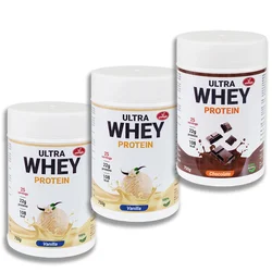 Olympic Ultra Whey protein 750g Vanila, Vanila, Čokolada 3 komada