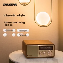 Sangean FM Radio i zvučnik WR-11BT Blues II, Braon
