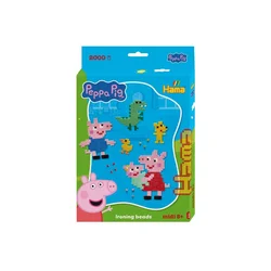 Ustvarjalni komplet Hama Peppa Pig z midi perlicami - mlajša sestrica (387976)
