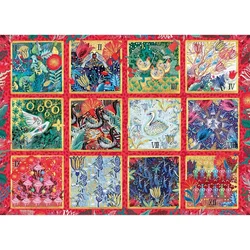 GIBSONS Puzzle 12 dni do božiča 1000 kosov
