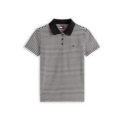 Tommy Jeans Majica ESSENTIAL črna/bela