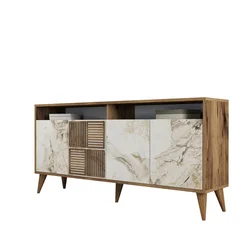 Hanah Home Milan 160 Komoda, Belo-Braon