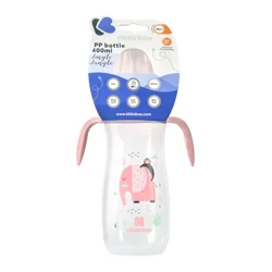 KikkaBoo Flašica PP Jingle Jungle 400ml Pink (KKB22134)