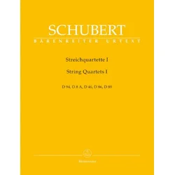 SCHUBERT:STRING QUARTETS I D94,D 8A,D46,D86,D89
