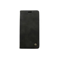 Maska za telefon LEATHER RETRO FLIP za Huawei P40, Crna