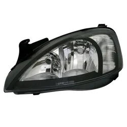 OEM Kristalni farovi Angel Eyes Opel corsa C (01-06), Crni