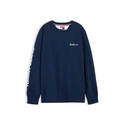 Tommy Jeans Majica mornarska/bela