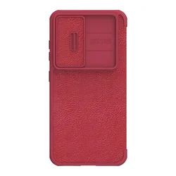 Maska na preklop Nillkin Qin Pro za Samsung S23 Plus/ S916B, Crvena