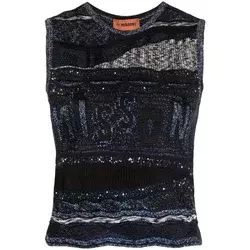 Missoni Ženska majica bez rukava MIDS22WK0C-S7270, Teget