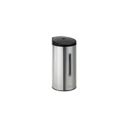 Dozator za sapun 10,2x22 cm srebrna/bela