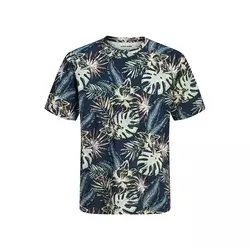 Jack & Jones Majica Honolulu 12288089 Mornarsko modra Regular Fit