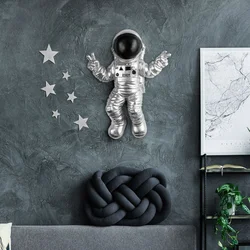 Atelier Del Sofa Zidna dekoracija Cosmonaut 7, 35x47x10 cm, Srebrne boje