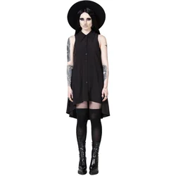 Ženska obleka KILLSTAR - Olde Night - Black - KSRA010785