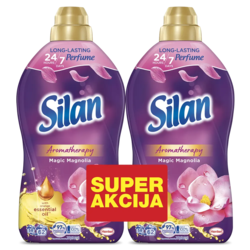 Silan Aromatherapy mehčalec, Magic Magnolia, 2 x 1.364 L