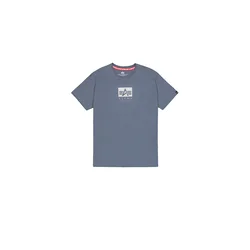 ALPHA INDUSTRIES Majica golobje modra/srebrno-siva