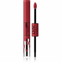 NYX Professional Makeup Shine Loud sjaj tekuću ruž za usne 3,4 ml nijansa 34 Rebel In Red Serrano