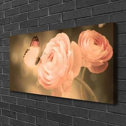 tulup.si Slika na platnu Butterfly roses narava 100x50 cm