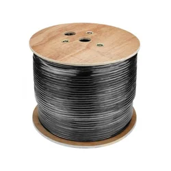GEMBIRD FPC-6260E-SOL-OUT FTP kabl, cat.6 outdoor, solid 23AWG, 0.57mm premium CCA, 305m Crni