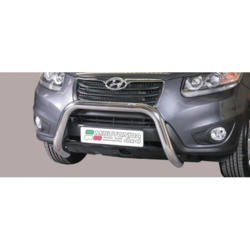 Misutonida Bull Bar O76mm inox srebrni za Hyundai Santa Fe 2010-2012 s EU certifikatom