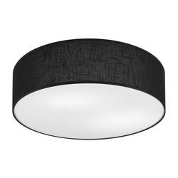 Plafonska lampa SIRJA DOUBLE 4xE27/15W/230V prečnik 45 cm crna