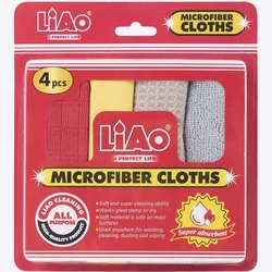 LIAO Mikrofiber Krpe za Čišćenje 4/1 G130020 – Mikrofiber Krpa za Brisanje i Poliranje 30x30 cm
