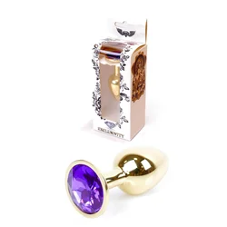 Jewellery Gold PLUG- Purple