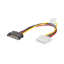 Napajalni kabel SATA - Molex M/F 15cm