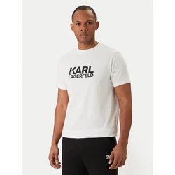 Karl Lagerfeld Majica  črna / bela