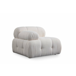 ATELIER DEL SOFA Fotelja Petite L1 White