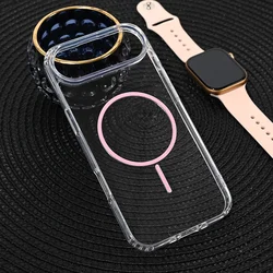 Maska za iPhone 17 Air 6.6 Magsafe Color Line, Roze