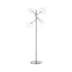 Ideal Lux - LED podna lampa EQUINOXE 4xG4/2W/230V hrom/prozirna