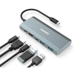 USB 3.2 Gen2 x 1 Tip-C 6 u 1 SATA &PCIe NvMe M.2 Kućište sa HDMI/PD/USB , KH1001