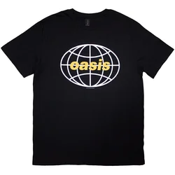Oasis Majica Globe Logo Unisex Black 2XL