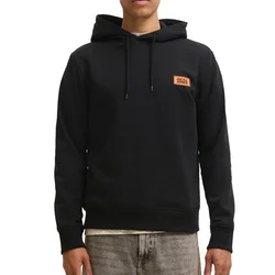 Jack & Jones dukserica sa kapuljačom za muškarce, crna