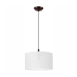 LED luster na sajli NOEL 1xE27/60W/230V bela