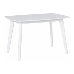 Miza Berwyn 930 Bela, 75x80x120cm, Podaljšanje, MDF plošča, Les