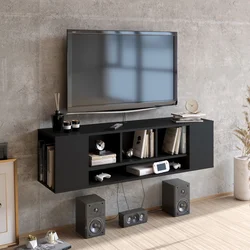 Hanah home TV Komoda Paldi Crna