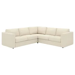 VIMLE Ugaona sofa, 4-sed, Knäbäck svetlobež