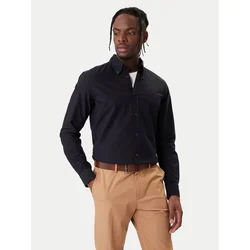 BOSS Srajca H-Roan 50555920 Mornarsko modra Slim Fit