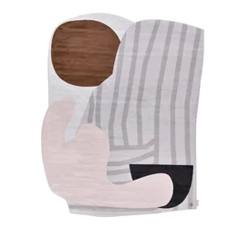 Tom Tailor TKANA PREPROGA Shapes - SEVEN 153/200 cm potiskano večbarvno