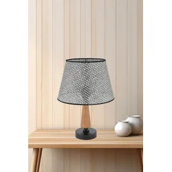 Opviq Stona lampa 302 Hazeran, 60 W, 43 cm, Siva