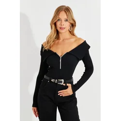 Cool & Sexy Ženska bluza EY2559, Crna