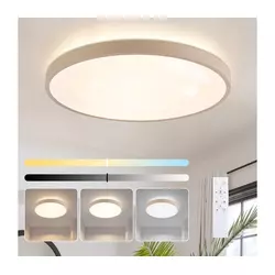 Brilagi - LED prigušiva svetiljka GLASS POOL DOUBLE LED/80W/230V 60 cm bež + daljinski upravljač