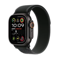 APPLE Watch Ultra 2 v2, Black Titanium Black Trail Loop - M/L