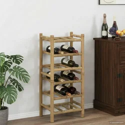 Stalak za vino Prirodna 32,5 x 29,5 x 72 cm Bambus