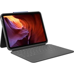 Logitech Rugged Folio QWERTY Angleški (britanski) Smart Connector Grafit
