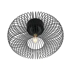Nordlux - Plafonska svetiljka BERONI 1xE27/60W/230V prečnik 40,3 cm crna