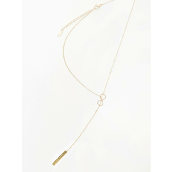 Gold necklace Yups dbi0473. R06