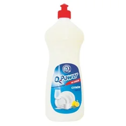 Q-Power detergent za pomivanje posode 1l limona