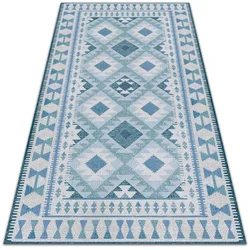 Decormat Vinilna preproga Modri riliaki 60x90 cm